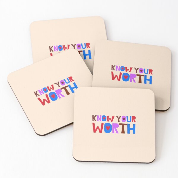 Item preview, Know Your Worth - Inspirational and Motivational Artwork for Self Empowerment designed and sold by majnate.