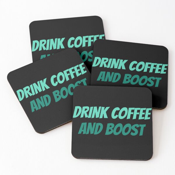 Item preview, drink coffee and boost designed and sold by Santipong Wongchana.