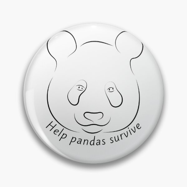 Item preview, Help pandas survive - Panda Bear designed and sold by EarthAlly.