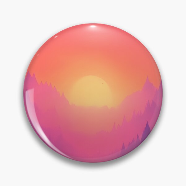 Item preview, Minimalist Landscape Mountain View Sunrise Prints: The Perfect Way to Enhance Your Space designed and sold by supeart.