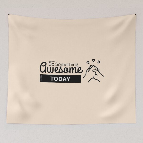 Item preview, "Do Something Awesome Today" - Inspirational and Motivational Artwork to Encourage Positive Action and Accomplishment designed and sold by majnate.