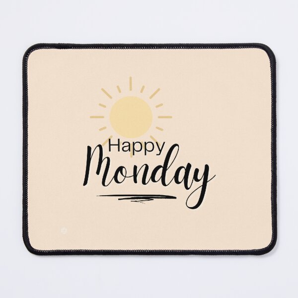 Item preview, "Happy Monday" - Inspirational and Motivational Artwork to Start the Week with a Positive Attitude designed and sold by majnate.