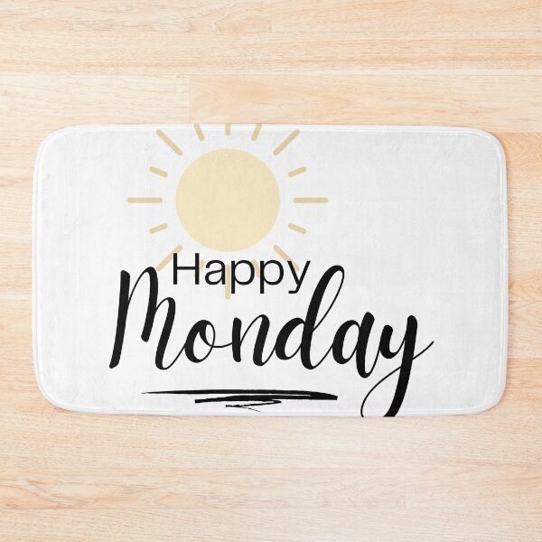 Item preview, "Happy Monday" - Inspirational and Motivational Artwork to Start the Week with a Positive Attitude designed and sold by majnate.