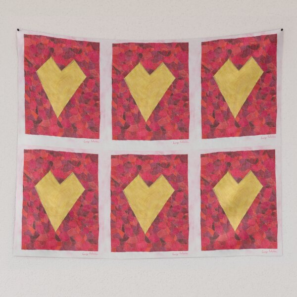 Item preview, Valentine's Day Design with Geometric Background 3 designed and sold by Caseymakesart.