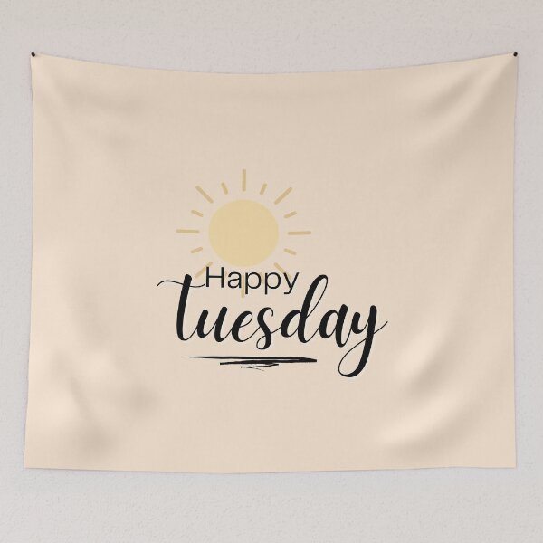 Item preview, "Happy Tuesday" - Inspirational and Motivational Artwork to Keep the Positive Momentum Going Strong designed and sold by majnate.