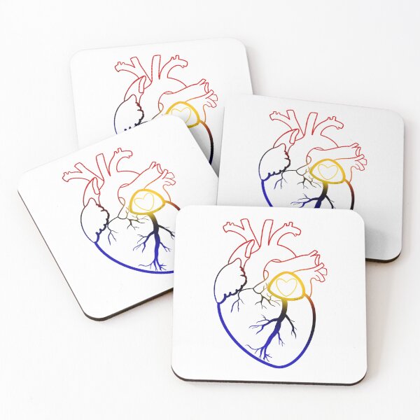 Item preview, Colorful Anatomically Correct Heart v.19 designed and sold by Zeons-Art.
