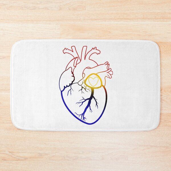 Item preview, Colorful Anatomically Correct Heart v.19 designed and sold by Zeons-Art.