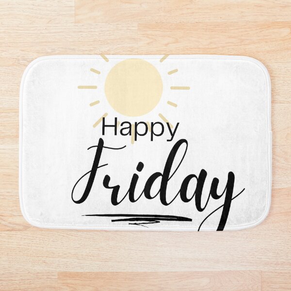 Item preview, "Happy Friday" - Inspirational and Motivational Artwork to End the Week on a High Note designed and sold by majnate.
