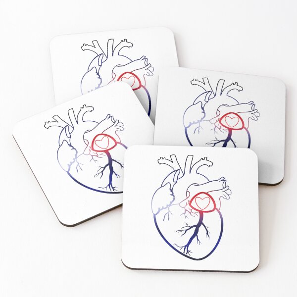 Item preview, Colorful Anatomically Correct Heart v.20 designed and sold by Zeons-Art.