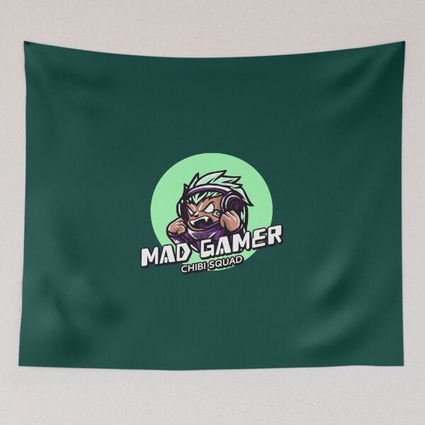 Item preview,  Cutest Chibi Adorable Mad Gamer Anime Design designed and sold by majnate.