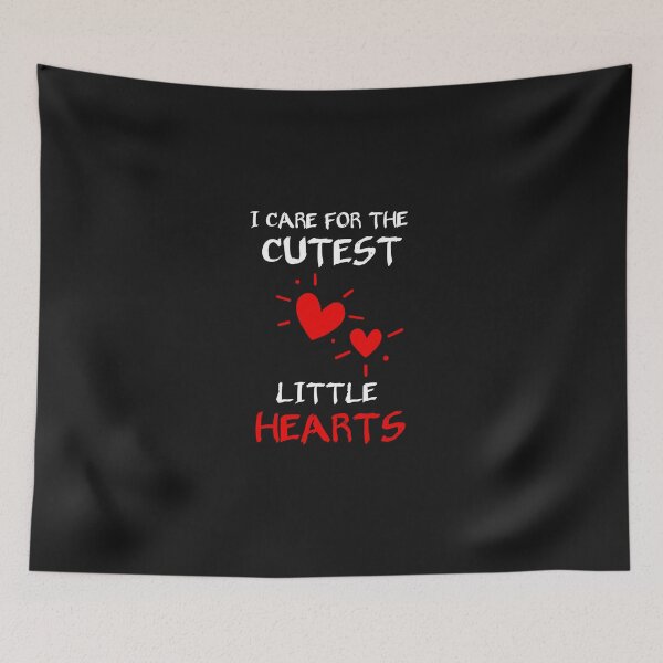 Item preview, I Care For The Cutest Little Hearts designed and sold by YoussefProMax.