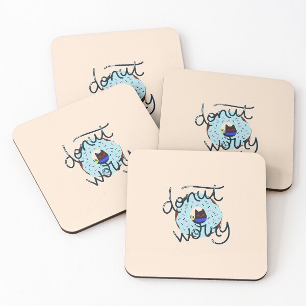 Item preview, "Donut Worry" - Inspirational and Motivational Artwork for Donut Lovers designed and sold by majnate.