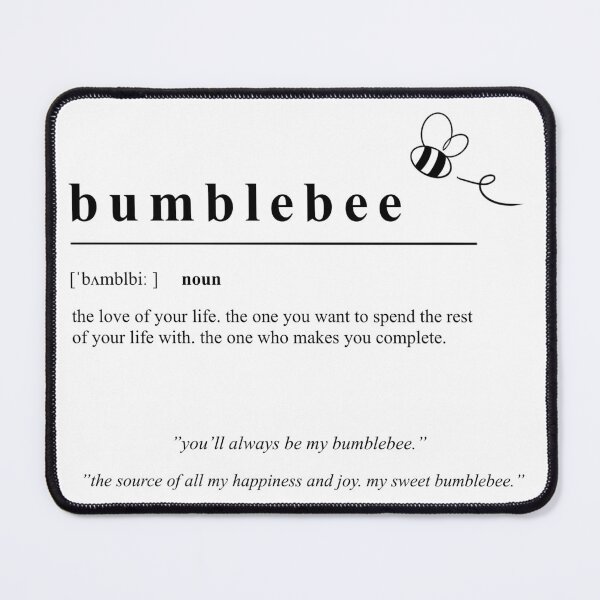 Item preview, BUMBLEBEE word definition designed and sold by miiasbeehive.