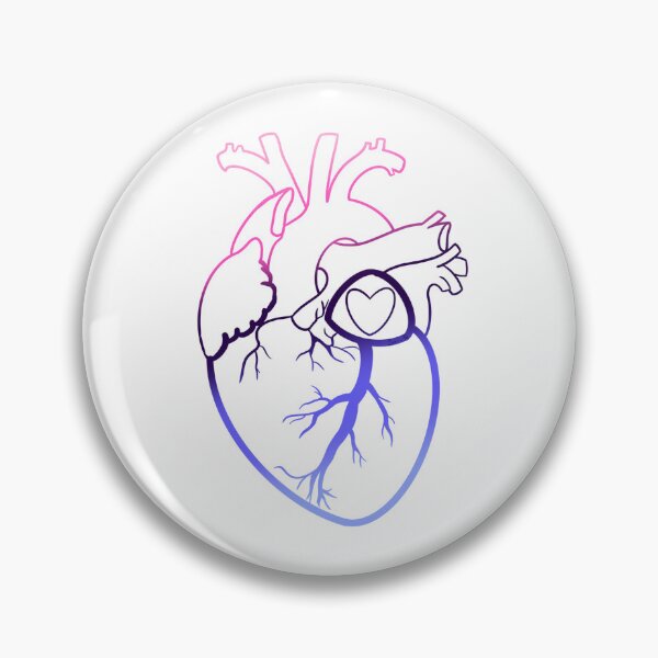 Item preview, Colorful Anatomically Correct Heart v.22 designed and sold by Zeons-Art.