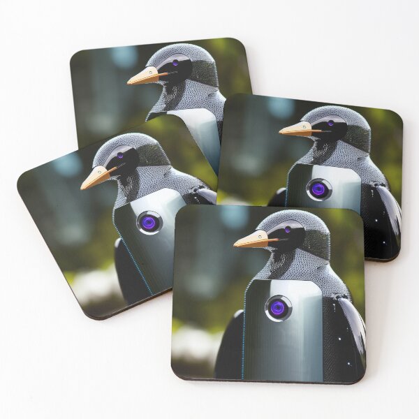 Artikelvorschau, Pinguin der künstlichen Intelligenz, der Menschheit zerstört. entworfen und verkauft von Maniock.