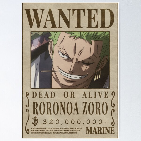 Marco Wanted poster one piece bounty (2023 updated price ) Poster for Sale  by justchemsou