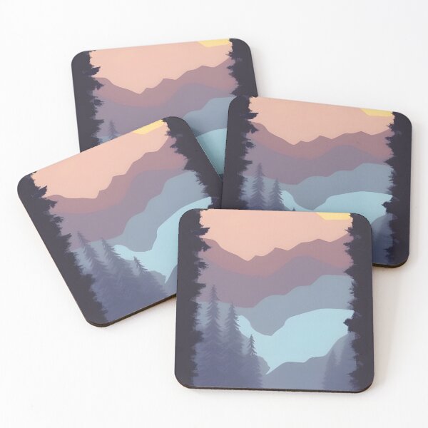 Item preview, Find the Perfect Minimalist Landscape Mountain Trees Print for Your Personal Style designed and sold by supeart.