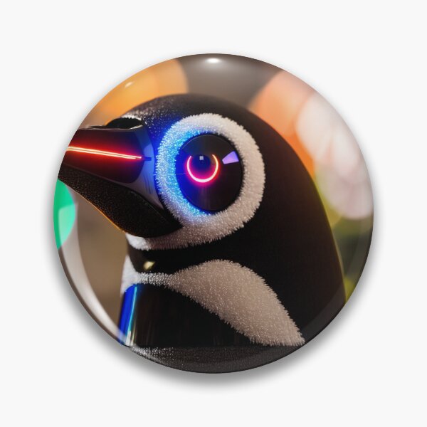 Item preview, Cyborg penguin from the future. designed and sold by Maniock.