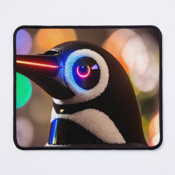 Item preview, Cyborg penguin from the future. designed and sold by Maniock.