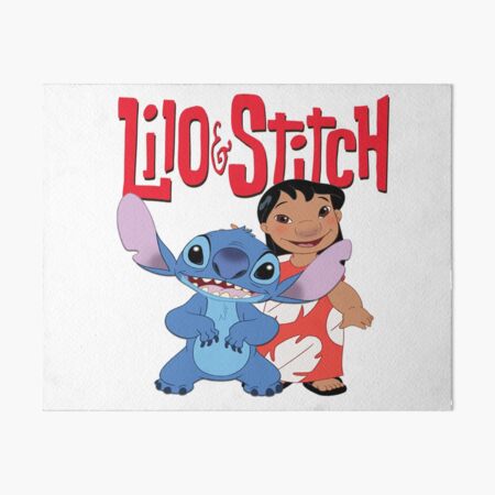 LILO and Stitch Art Board Print for Sale by RukieA