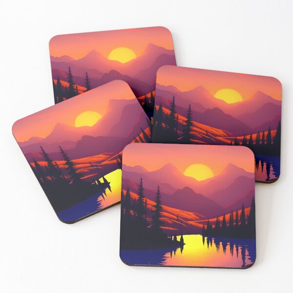 Item preview, Bring the Beauty of Sunrises and Landscapes into Your Home with Our Stunning Minimalist Art Prints designed and sold by supeart.