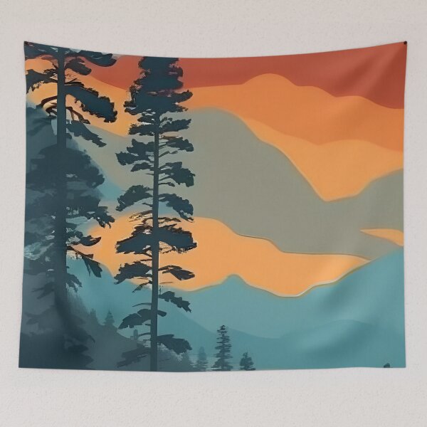 Item preview, Find the Perfect Minimalist Matte Painting of Bavarian Alps Print for Your Home Decor Needs designed and sold by supeart.