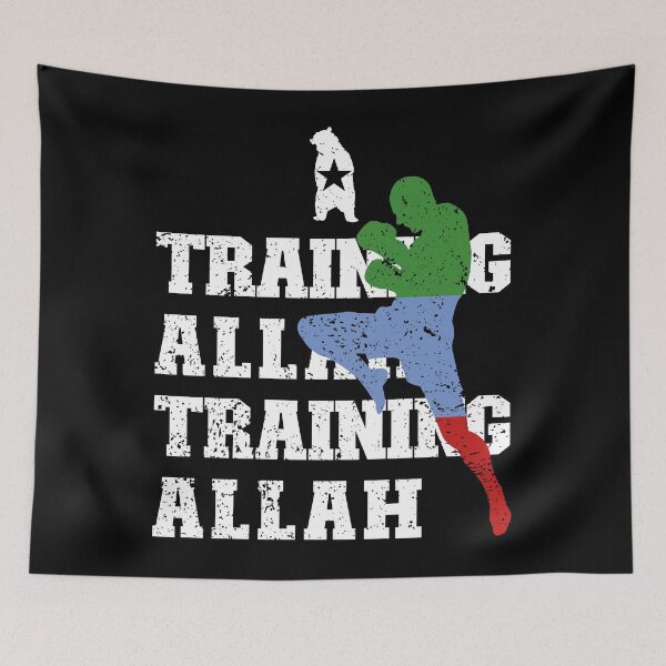 Artikelvorschau, TRAINING ALLAH TRAINING ALLAH Dagestani Fighter Dagestan Flag MMA entworfen und verkauft von nagasaki-fats.