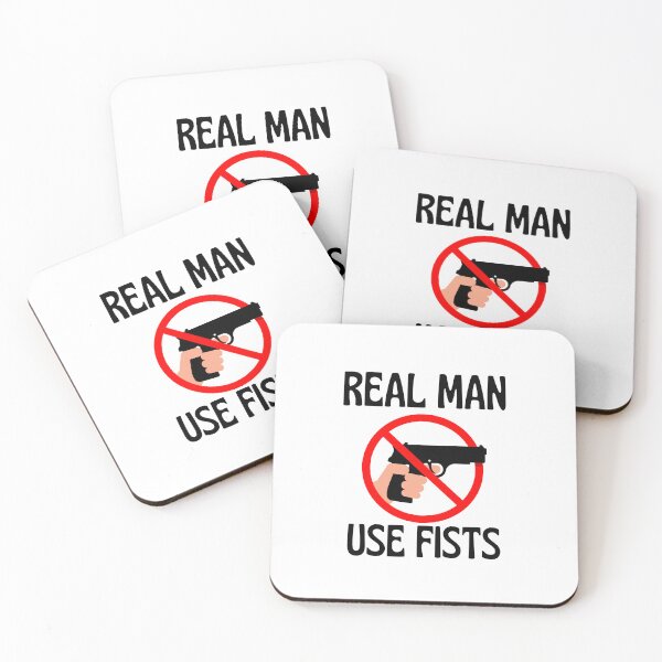 Item preview, real men use fists designed and sold by Itsforyou1.