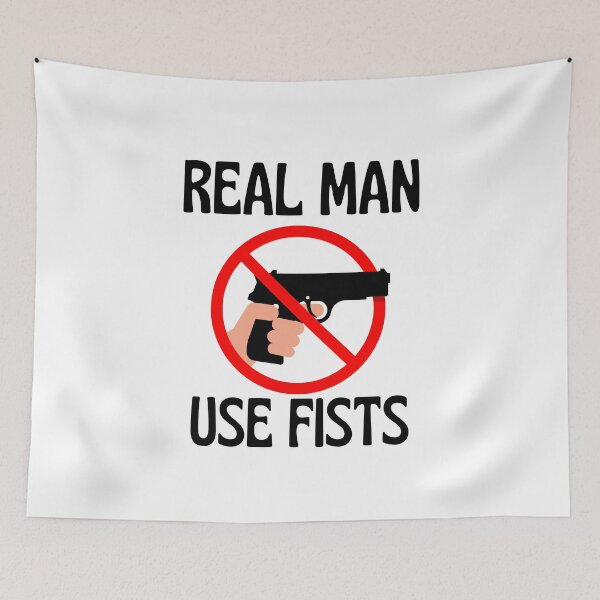 Item preview, real men use fists designed and sold by Itsforyou1.
