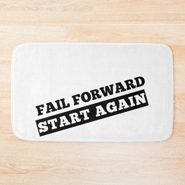 Item preview, Fail Forward Start Again - Diagonal designed and sold by Creative Expressions By JLDesigns.