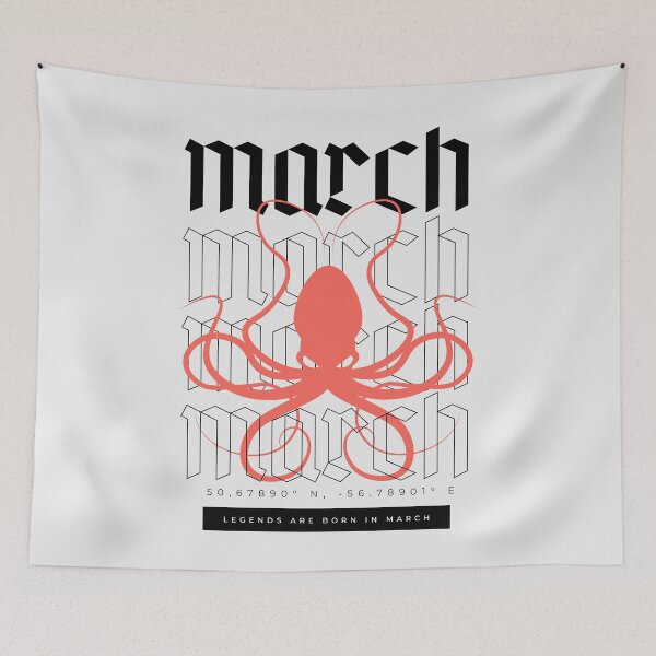 Item preview, Legends are Born in March designed and sold by aoichan3939.