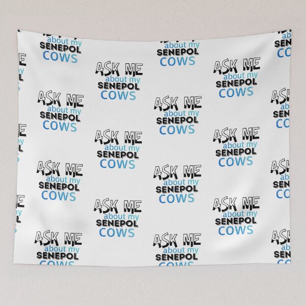 Item preview, White version of Ask me about my Senepol Cows designed and sold by FarmsteadAcers.