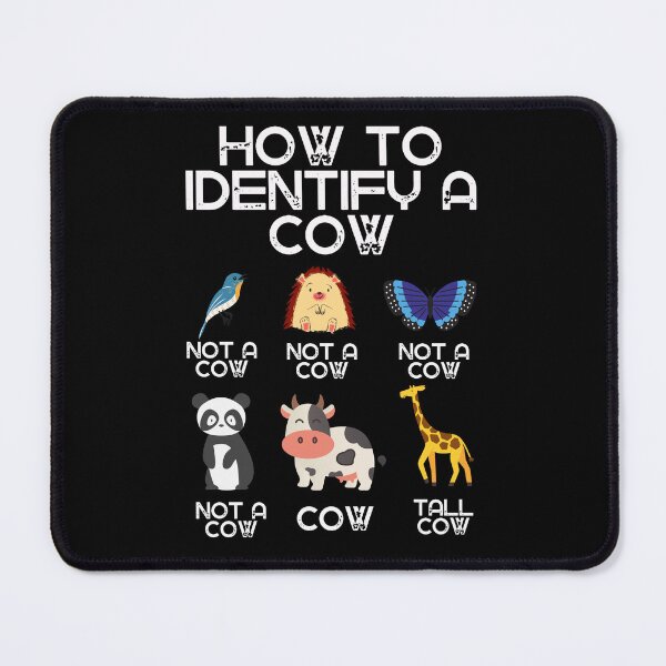 Item preview, Black version of How to identify a Cow designed and sold by FarmsteadAcers.