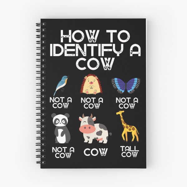 Item preview, Black version of How to identify a Cow designed and sold by FarmsteadAcers.