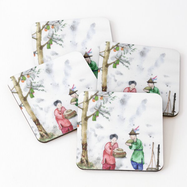 Item preview, Tet Vietnam , Vietnamese New Year , Watercolor Painting designed and sold by Color-Me-Blue.