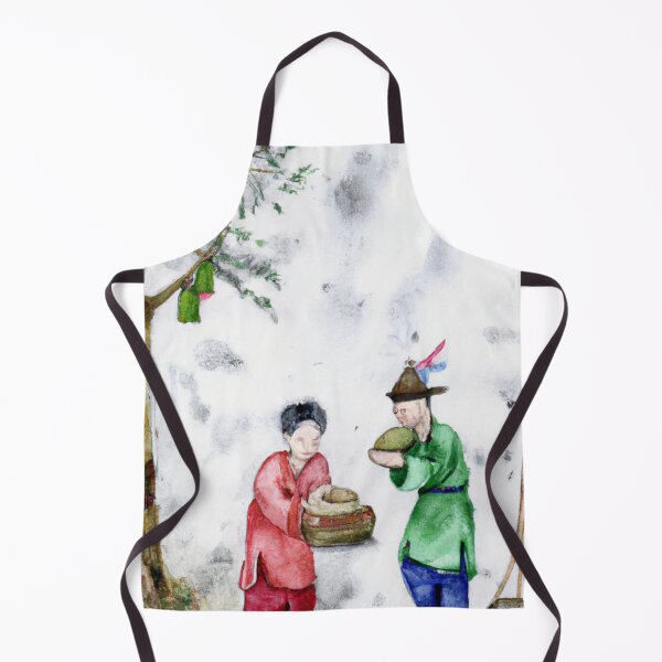 Item preview, Tet Vietnam , Vietnamese New Year , Watercolor Painting designed and sold by Color-Me-Blue.