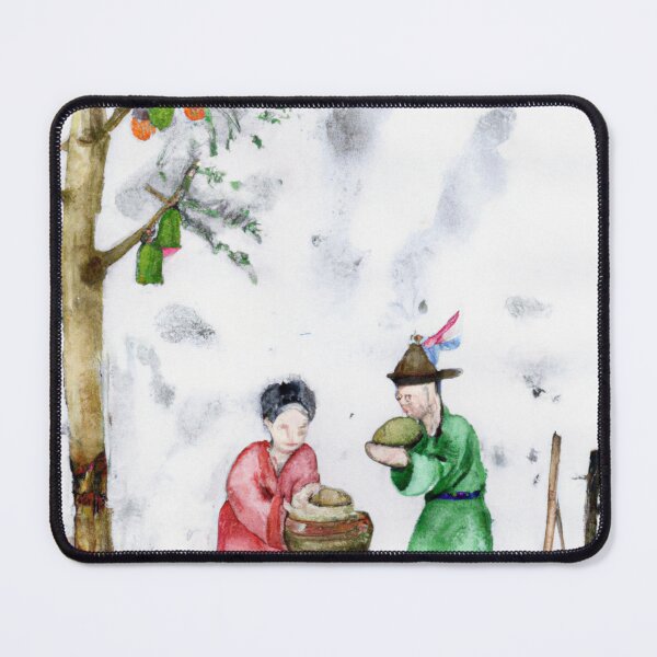 Item preview, Tet Vietnam , Vietnamese New Year , Watercolor Painting designed and sold by Color-Me-Blue.