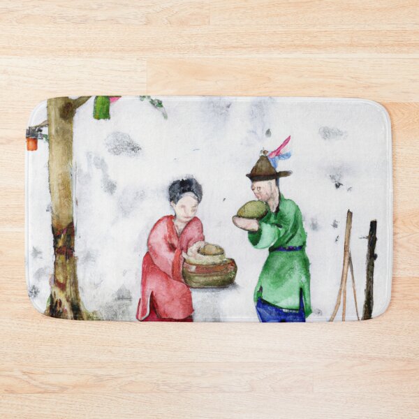 Item preview, Tet Vietnam , Vietnamese New Year , Watercolor Painting designed and sold by Color-Me-Blue.