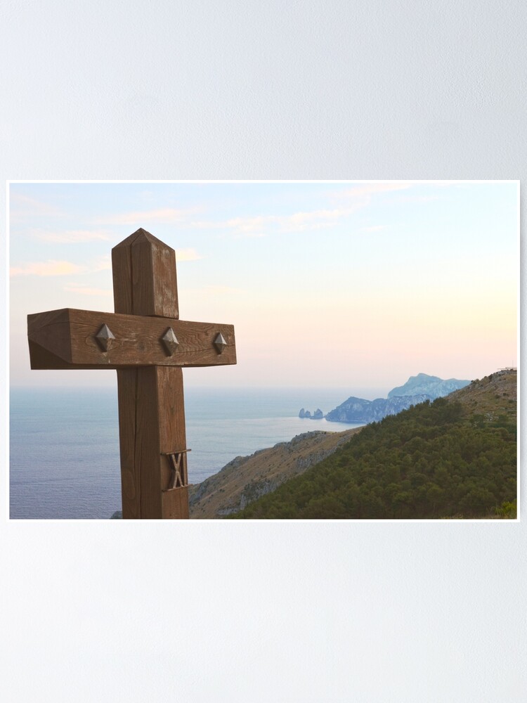 Capri Seen From Massa Lubrense, Italy by Print Collector