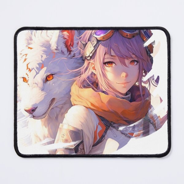 Item preview, An adventurous girl accompanied by a wolf designed and sold by Wolf-Bros.