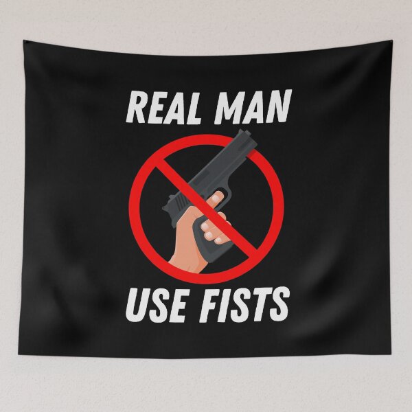 Item preview, real men use fists  designed and sold by Itsforyou1.