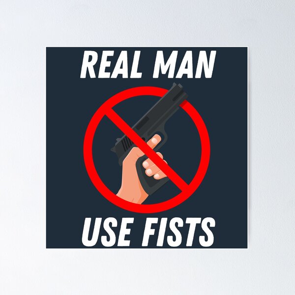 Item preview, real men use fists  designed and sold by Itsforyou1.