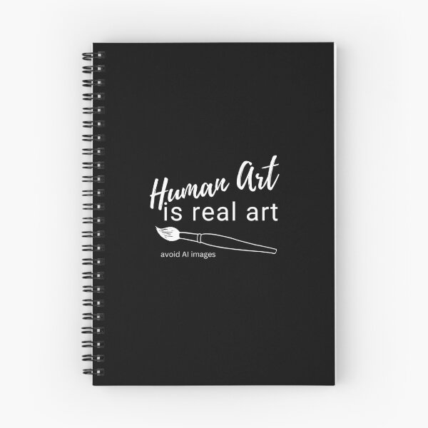 Item preview, Human Art Is Real Art, No AI Images, Quote to Save Real Artists designed and sold by Zentropik.