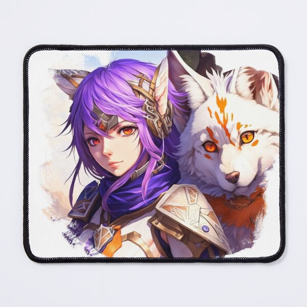 Item preview, An adventurous girl accompanied by a wolf designed and sold by Wolf-Bros.