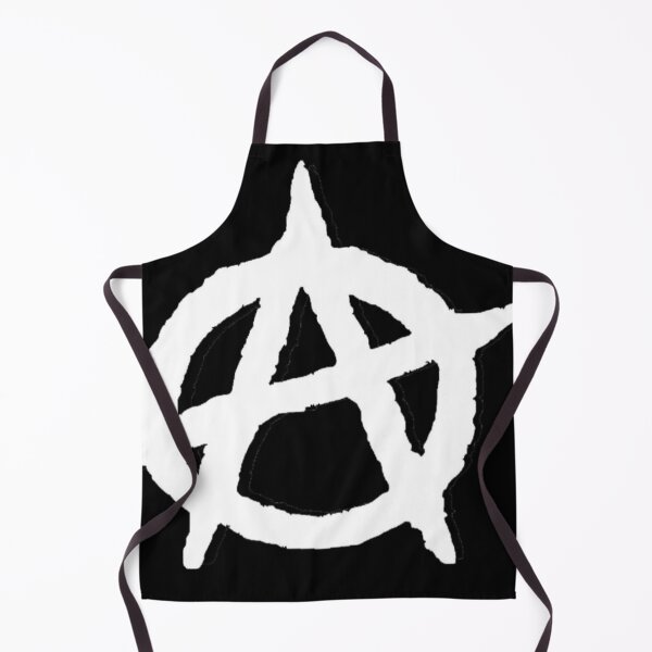 Item preview, White colored anarchy symbol Circle-A symbol punk symbol punk anarchy symbol logo designed and sold by xenxanses2.