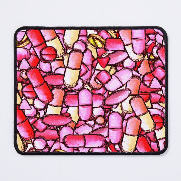 Item preview, Pharmacy Pills Pink Pattern designed and sold by RxBlockhead.