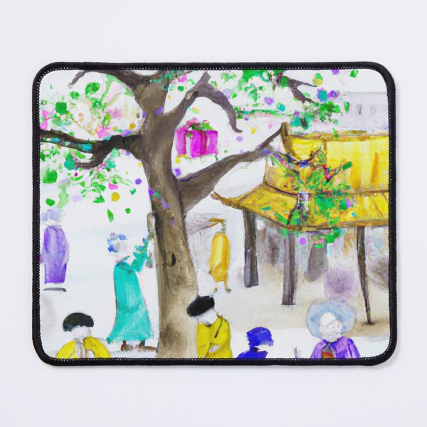 Item preview, Tet Vietnam , Vietnamese New Year , Watercolor Painting designed and sold by Color-Me-Blue.