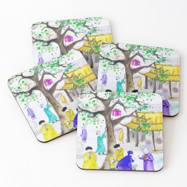 Item preview, Tet Vietnam , Vietnamese New Year , Watercolor Painting designed and sold by Color-Me-Blue.