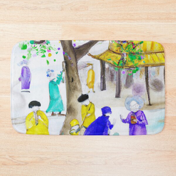 Item preview, Tet Vietnam , Vietnamese New Year , Watercolor Painting designed and sold by Color-Me-Blue.