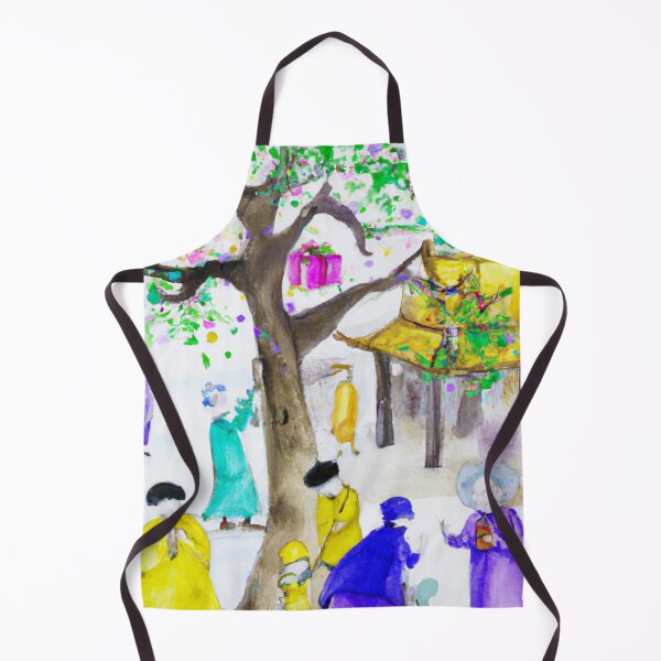 Item preview, Tet Vietnam , Vietnamese New Year , Watercolor Painting designed and sold by Color-Me-Blue.